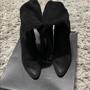 Charles by Charles David Nexus Womens Knee High Boots Black Suede Size 7M